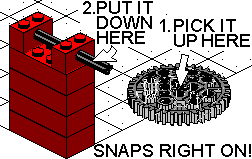 Move it by the connector